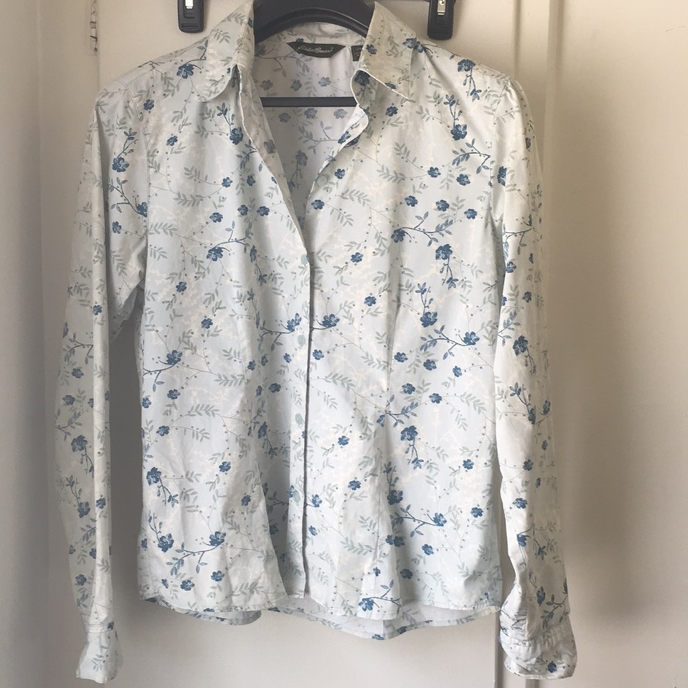 Eddie Bauer Floral Button Down